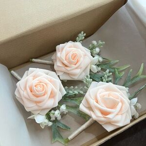 Light Pink Boutonnières (3 left)